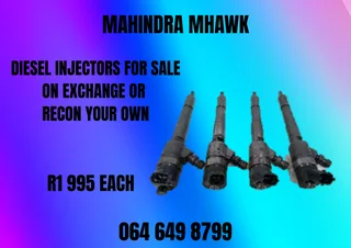 Mahindra Mhawk Diesel Injectors With Washers For Sale 6 Months Warranty Included