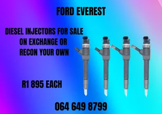 Ford Everest Diesel Injectors With Washers For Sale Or Recon Your Own Warranty Included