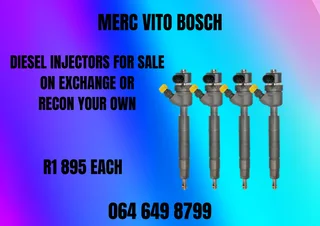 We Can Recon Your Merc Vito Bosch Diesel Injectors Washers And Warranty Included