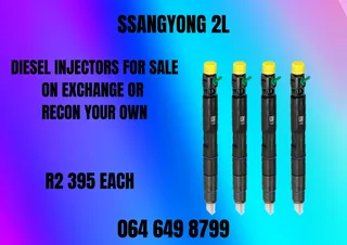 Ssangyong 2l Diesel Injectors For Sale Washers And Warranty Included