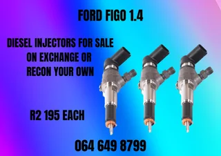 Ford Figo 1.4 Diesel Injectors For Sale On Exchange Washers Included