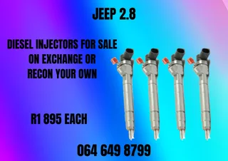 Jeep 2.8 Diesel Injectors For Sale Or Recon Your Own
