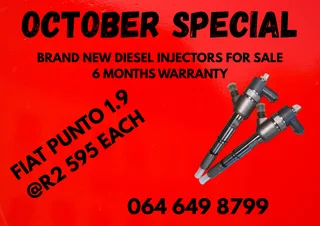DIESEL INJECTORS FOR SALE COPPER WASHERS AND WARRANTY INCLUDED PLEASE CONTACT 0646498799 FOR PRICES