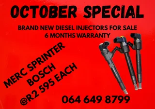 DIESEL INJECTORS FOR SALE COPPER WASHERS AND WARRANTY INCLUDED PLEASE CONTACT 0646498799 FOR PRICES
