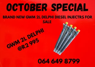 DIESEL INJECTORS FOR SALE COPPER WASHERS AND WARRANTY INCLUDED PLEASE CONTACT 0646498799 FOR PRICES