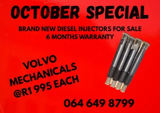 DIESEL INJECTORS FOR SALE COPPER WASHERS AND WARRANTY INCLUDED PLEASE CONTACT 0646498799 FOR PRICES