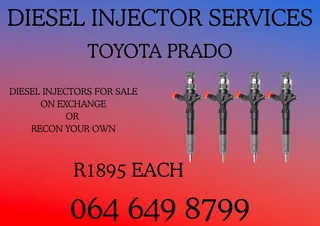 Toyota Prado Diesel Injectors For Sale Copper Washers Included