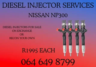 Nissan Np300 Diesel Injectors For Sale Copper Washers And Warranty Included