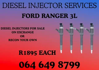 Ford Ranger 3l Diesel Injectors For Sale Or Recon Your Own
