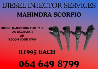 Mahindra Scorpio Diesel Injectors With Washers For Sale Warranty Included
