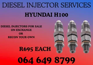 We Can Recon Your Hyundai H100 Diesel Injectors Warranty Included