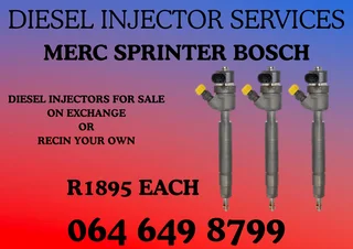 Merc Sprinter Bosch Diesel Injectors For Sale On Exchange Or Recon Your Own