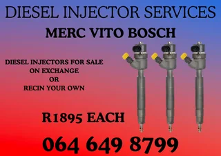 Merc Vito Bosch Diesel Injectors For Sale On Exchange Or Recon Your Own Washers Included