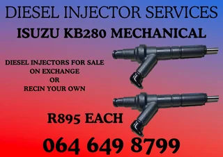 Isuzu Kb280 Mechanical Diesel Injectors For Sale Or Recon Your Own Warranty Included