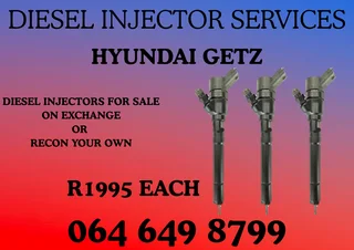 Hyundai Getz Diesel Injectors For Sale Or Recon Your Own Washers And Warranty Included