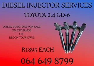 Toyota 2.4 Gd-6 Diesel Injectors For Sale Brand New With Washers And Warranty