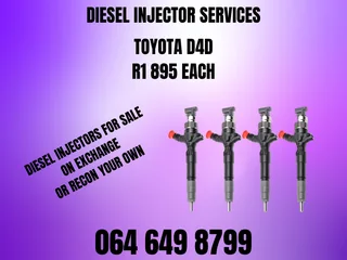 Toyota D4d Diesel Injectors For Sale On Exchange Or Recon Your Own