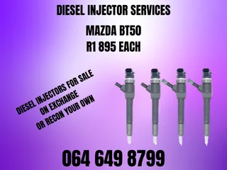 Mazda Bt50 Diesel Injectors With Washers For Sale On Exchange Or Recon Your Own Warranty Incl