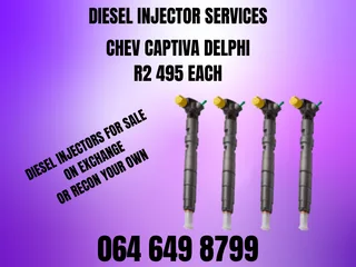 Chev Captiva Delphi Diesel Injectors With Washers For Sale Or Recon Your Own
