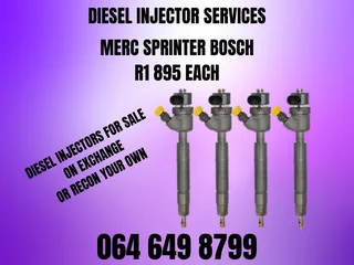 Merc Sprinter Bosch Diesel Injectors For Sale On Exchange With Copper Washers