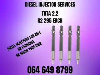 Tata 2.2 Diesel Injectors With Washers For Sale On Exchange 6 Months Warranty Included