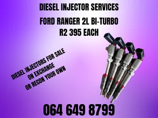 Ford Ranger 2l Bi-turbo Diesel Injectors For Sale Or Recon Your Own