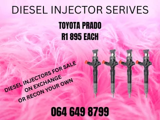 Toyota Prado Diesel Injectors For Sale On Exchange Washers Included