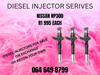 Nissan Np300 Diesel Injectors For Sale On Exchange Washers And Warranty Included