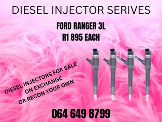 Ford Ranger 3l Diesel Injectors With Washers For Sale On Exchange Or Recon Your Own