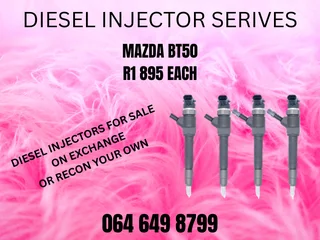 Mazda Bt50 Diesel Injectors With Washer For Sale On Exchange Or Recon Your Own Warranty Included