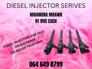 We Can Recon Your Mahindra Mhawk Diesel Injectors Warranty Included