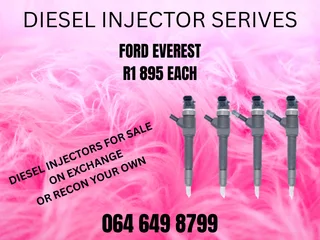 Ford Everest Diesel Injectors For Sale On Exchange Or Recon Your Own Copper Washers And Warranty Inc