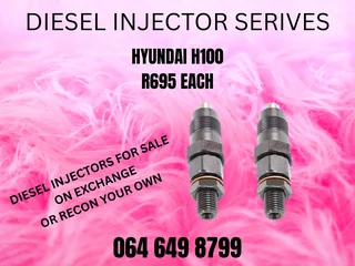 Hyundai H100 Diesel Injectors For Sale On Exchange Or Recon Your Own 6 Months Warranty Included