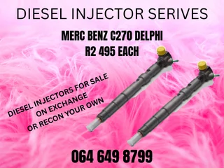 Merc Benz C270 Delphi Diesel Injectors For Sale Or Recon Your Own Copper Washers Included