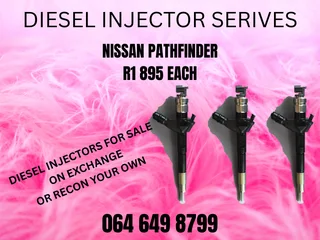 Nissan Pathfinder Diesel Injectors With Washers For Sale On Exchange Or Recon Your Own Warranty Inc