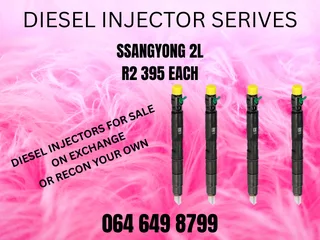 Ssangyong 2l Diesel Injectors With Washers For Sale On Exchange