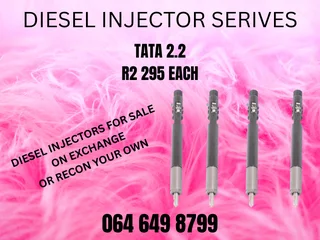 Tata 2.2 Diesel Injectors With Washers For Sale On Exchange 6 Months Warranty Included