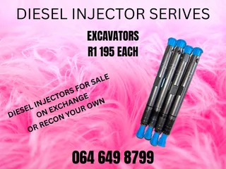 Excavator Diesel Injectors For Sale Or Recon Your Own Washers And Warranty Included