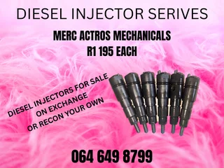 Merc Actros Mechanical Diesel Injectors For Sale Or Recon Your Own With 6 Months Warranty
