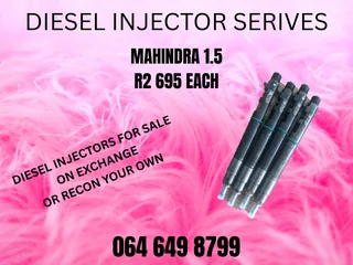Mahindra 1.5 Diesel Injectors For Sale Copper Washers And Warranty Included