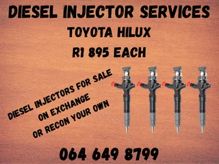 Toyota Hilux Diesel Injectors For Sale On Exchange