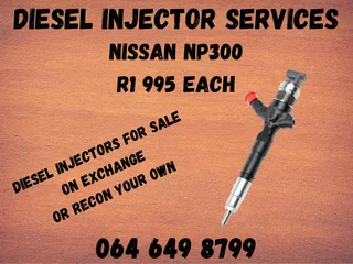 Nissan Np300 Diesel Injectors For Sale On Exchange Washers And Warranty Included