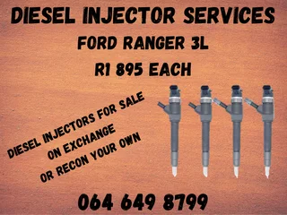 Ford Ranger 3l Diesel Injectors With Washers For Sale On Exchange Or Recon Your Own