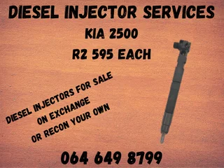 Kia 2500 Diesel Injectors With Washers For Sale On Exchange