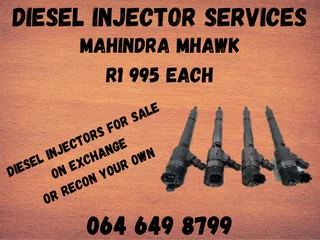 We Can Recon Your Mahindra Mhawk Diesel Injectors Warranty Included