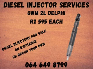 We Can Recon Your Gwm 2l Delphi Diesel Injectors Washers And Warranty Included