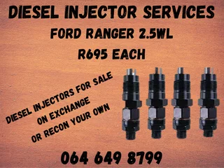 Ford Ranger 2.5wl Diesel Injectors For Sale Or Recon Your Own