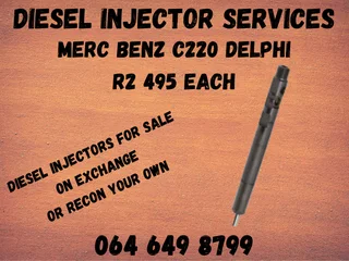 Merc Benz C220 Delphi Diesel Injectors For Sale Or Recon Your Own Copper Washers Included