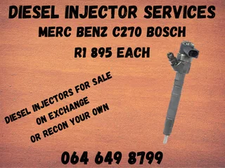 Merc Benz C270 Bosch Diesel Injectors For Sale Or Recon Your Own Copper Washers And Warranty Incl
