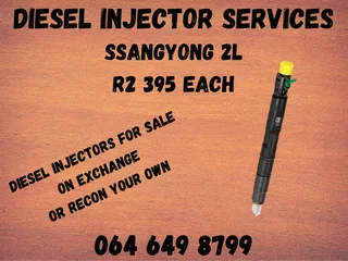 Ssangyong 2l Diesel Injectors With Washers For Sale On Exchange